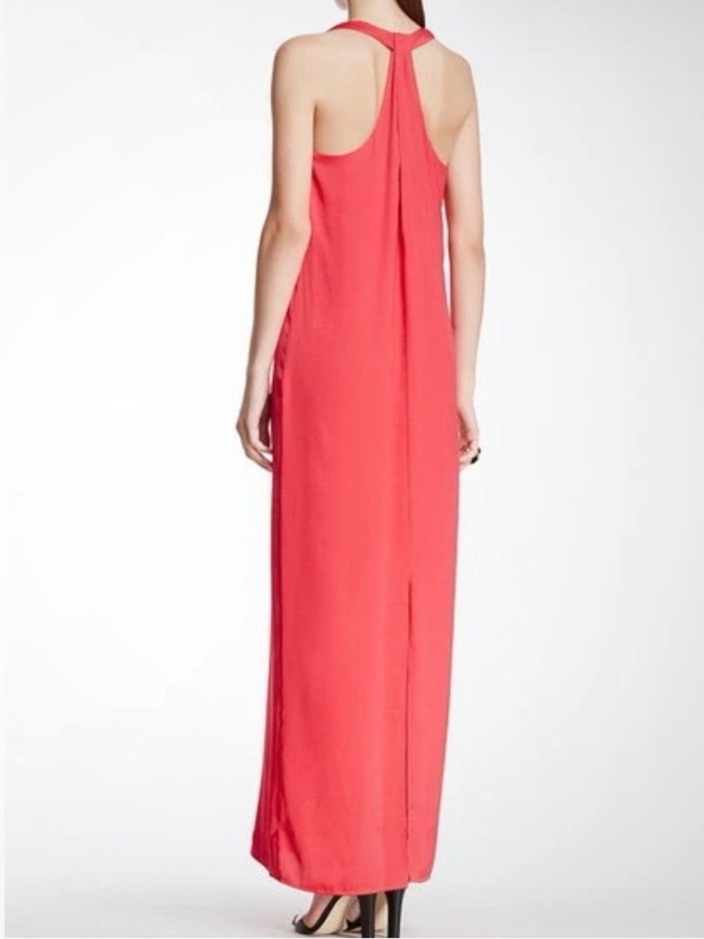 BCBGMaxAzria Coral Racerback Maxi Dress